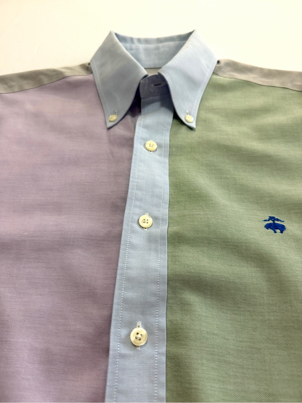 Brooks Brothers 346 Multi-panel Fun Shirt Button Down Size Small Cotton Summer - Picture 6 of 11